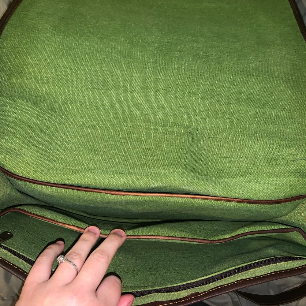 15inch Crossbody Leather Laptop Bag